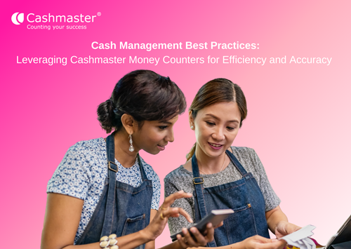 Two women talking at cash register; cash management best practices