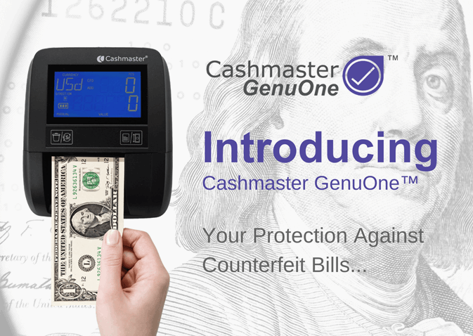 Cashmaster GenuOne - Counterfeit Bill Detector